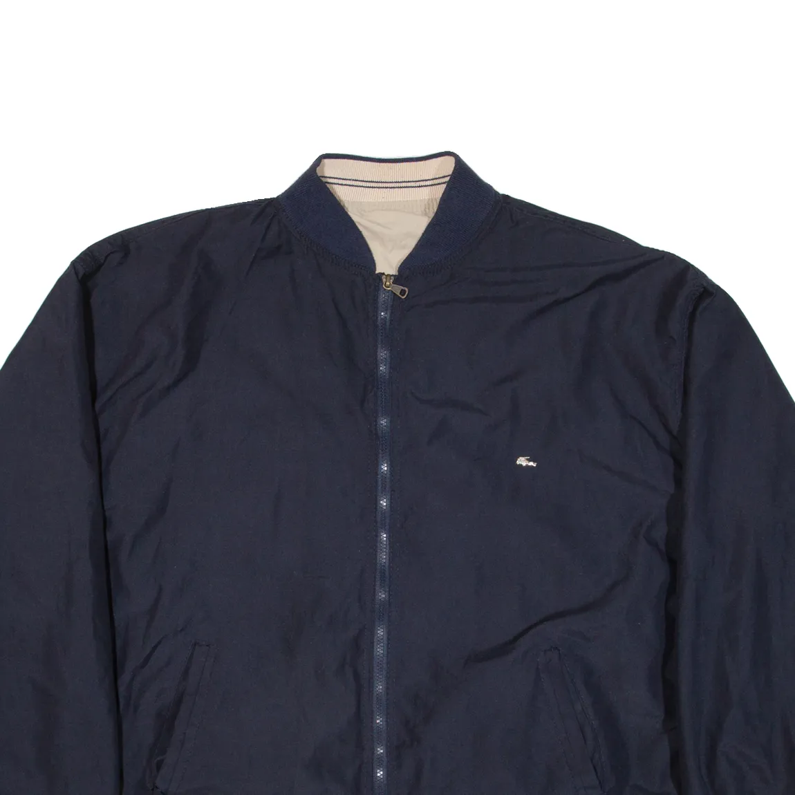 LACOSTE Mens Bomber Jacket Blue 3XL