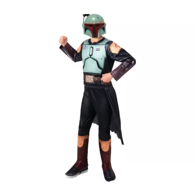 Little & Big  Boys Boba Fett Qualux Star Wars Costume