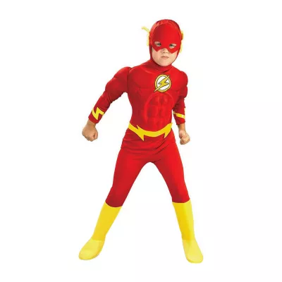 Little & Big  Boys Muscle Chest Deluxe DC Comics The Flash 4-pc. Costume