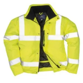 LSTC Yellow Hi Vis Bomber Jacket