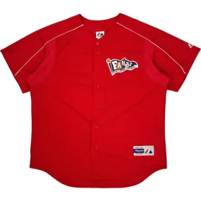 Majestic Fanzz Red Sports Jersey - 3XL - Red Polyester