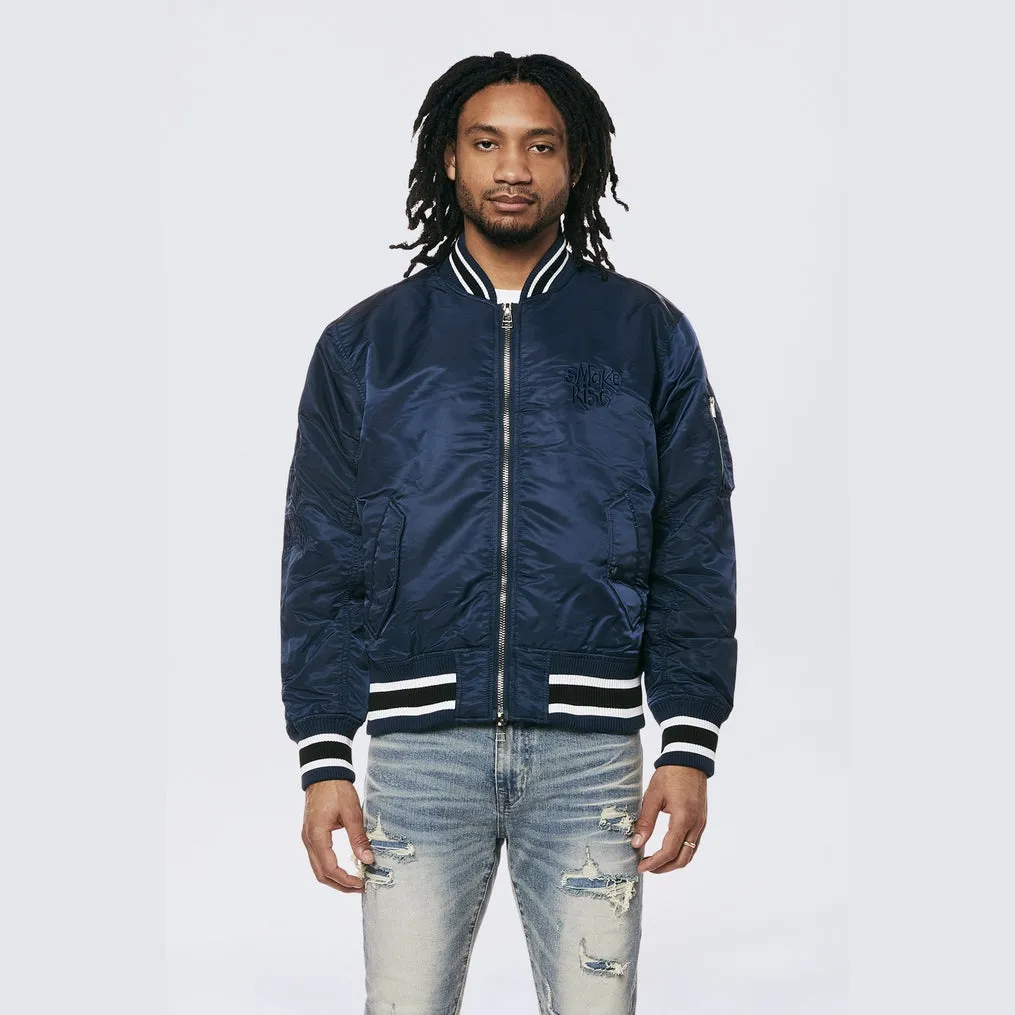 Men's MA1 Bomber Jacket Navy - Online Exclusive