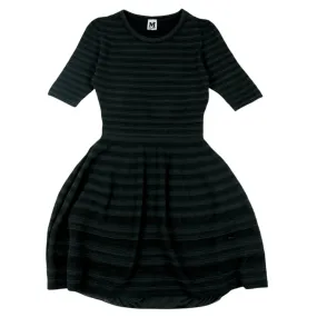 Missoni Black Ribbed Mini Dress