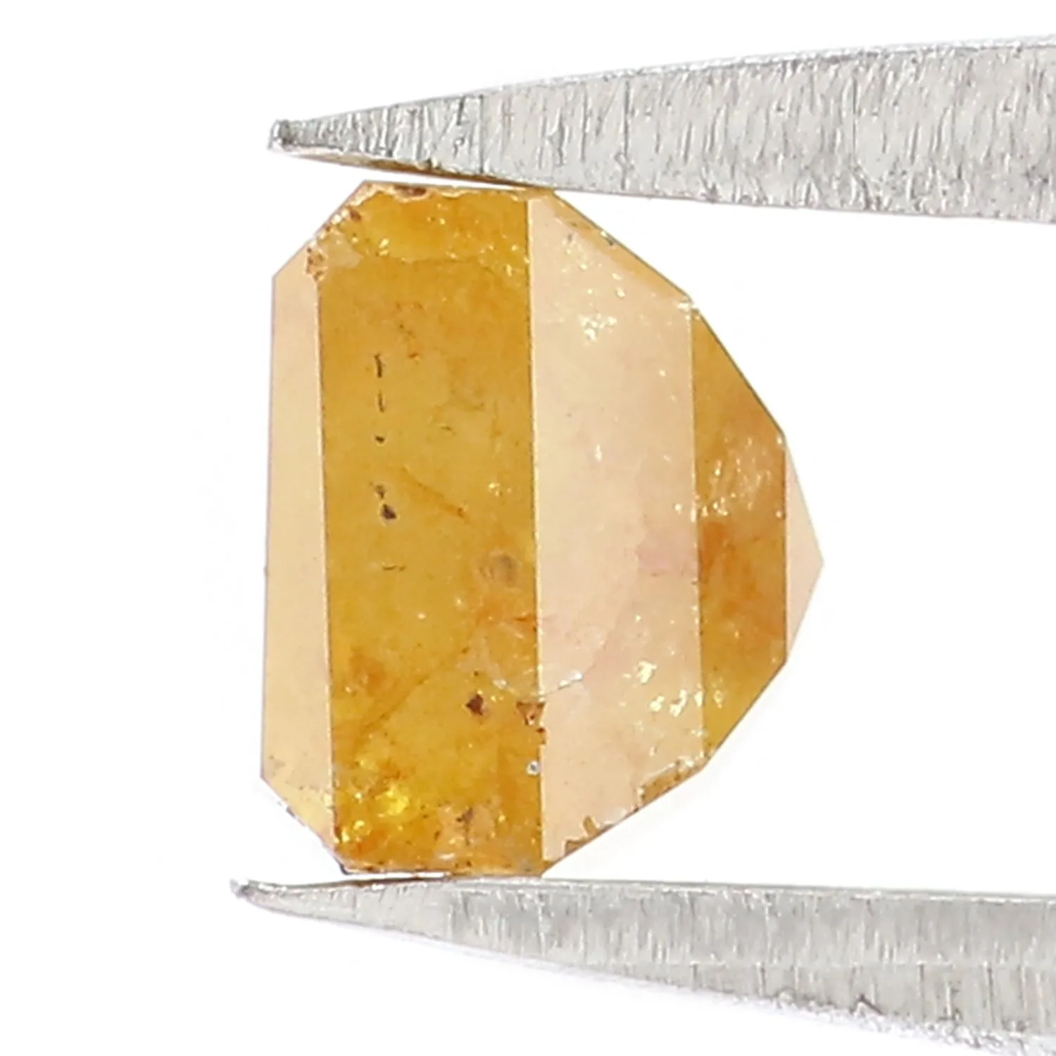 Natural Loose Square Diamond, Yellow Color Diamond, Natural Loose Diamond, Square Rose Cut Diamond, 1.08 CT Square Shape Diamond