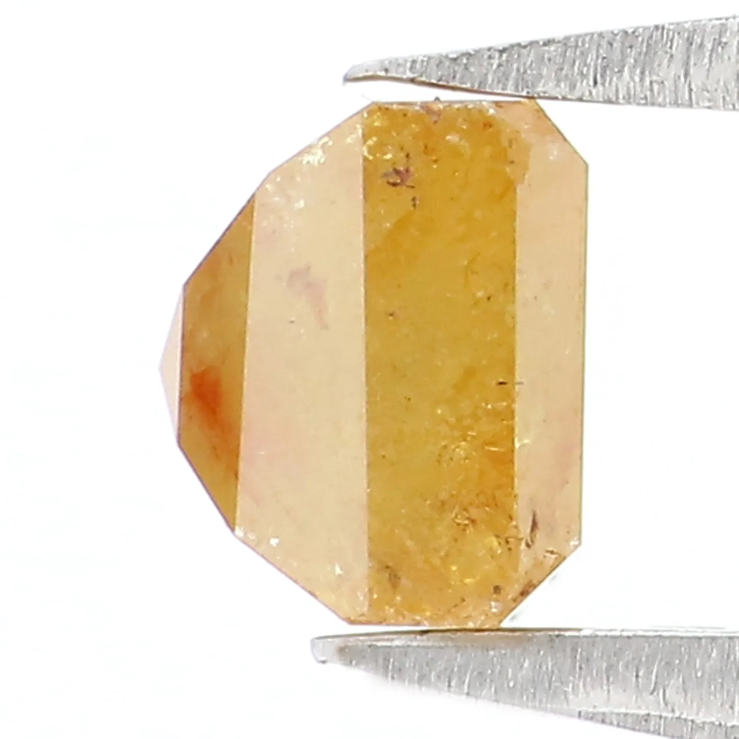 Natural Loose Square Diamond, Yellow Color Diamond, Natural Loose Diamond, Square Rose Cut Diamond, 1.08 CT Square Shape Diamond