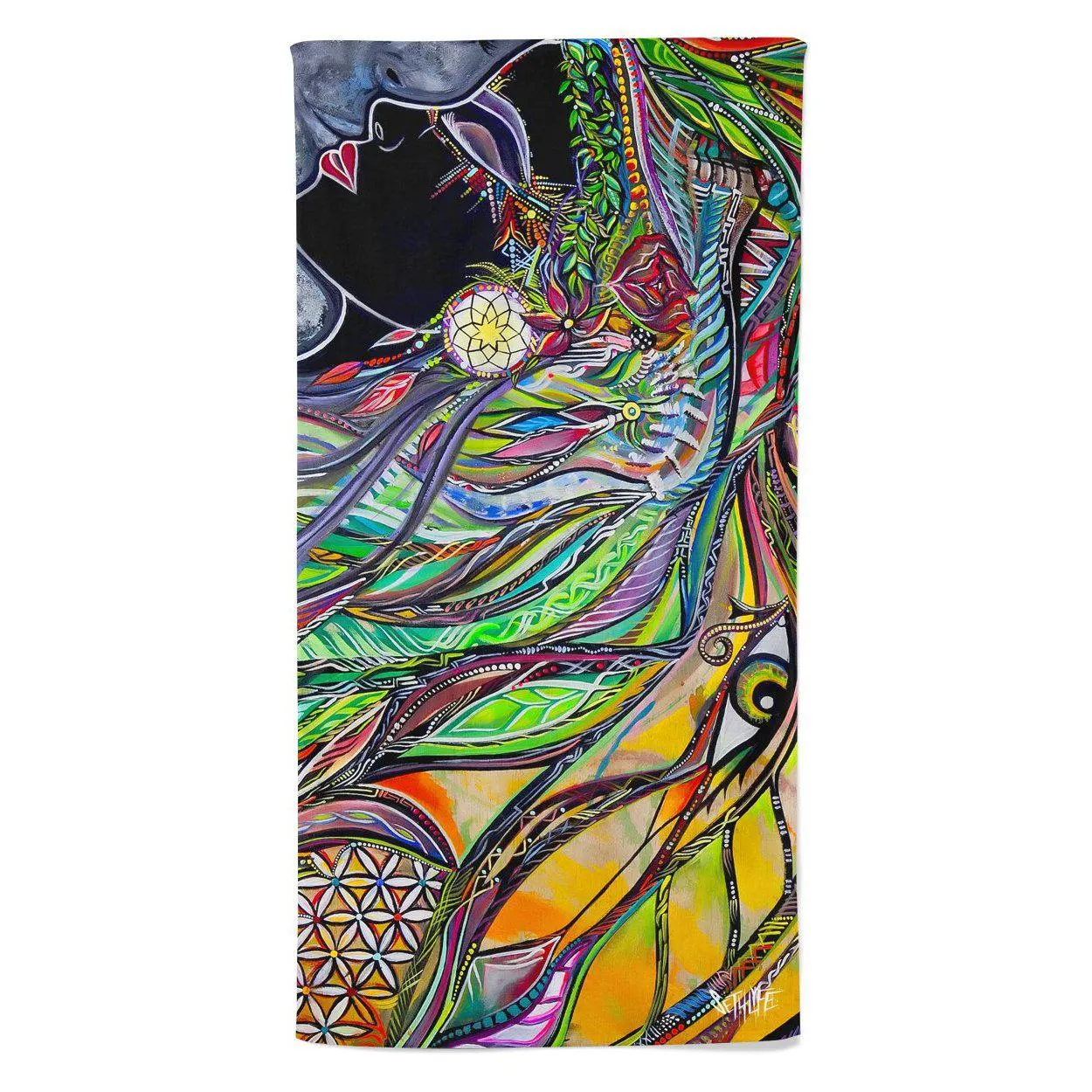 NEON SYNCHRONICITY PREMIUM TOWEL