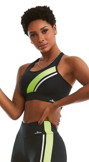 NZ Sports Bra - Fluor Black