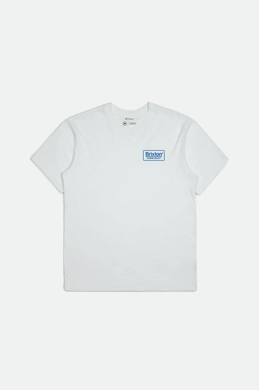 Palmer S/S Premium Tee - White/Royal