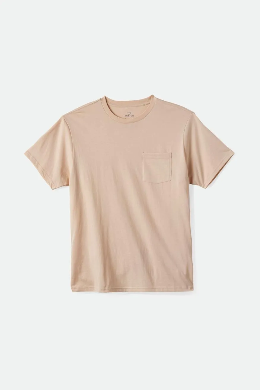 Premium Cotton S/S Pocket Tee - Smoke Grey