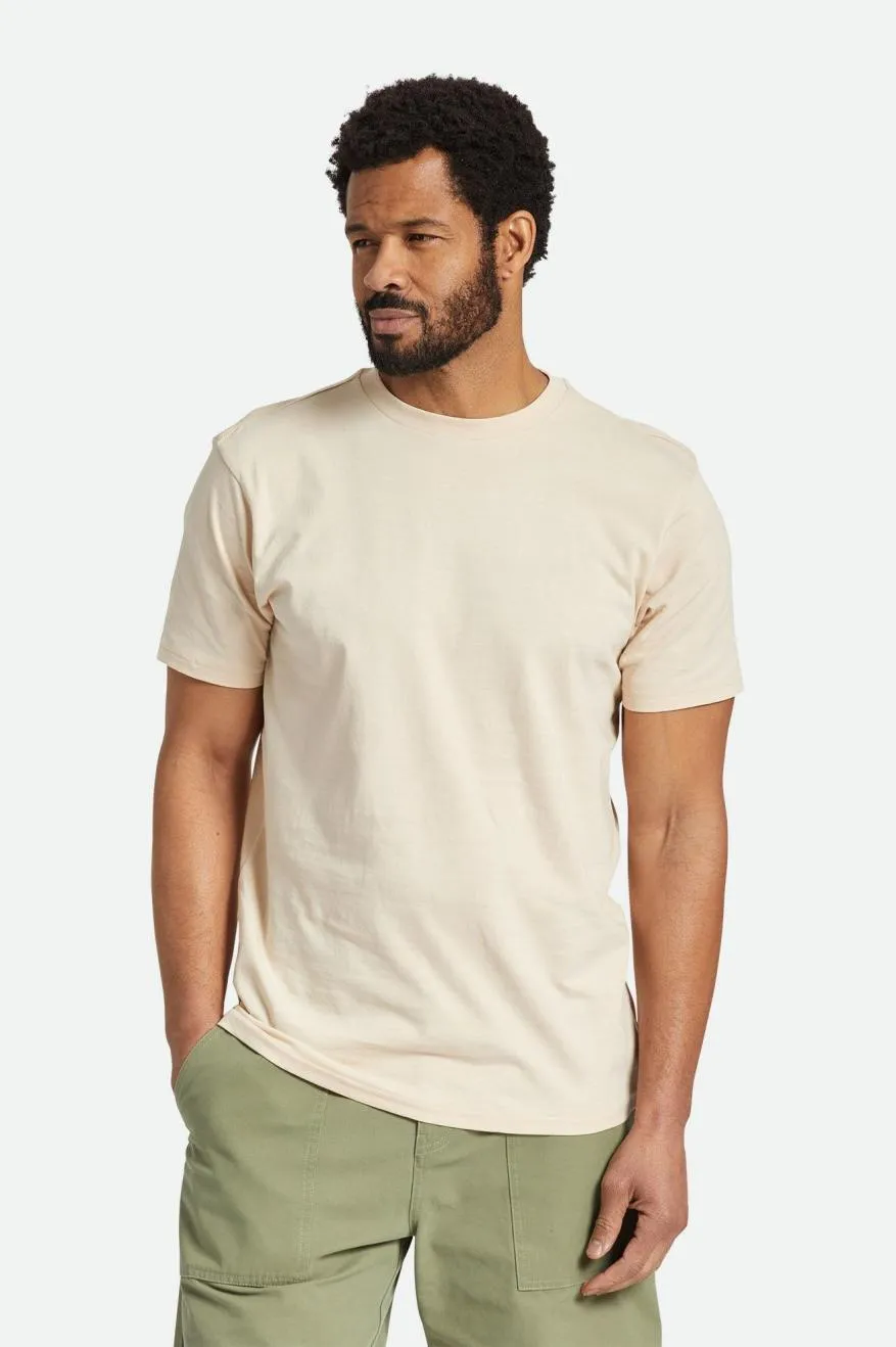 Premium Cotton S/S Tailored Tee - Smoke Grey