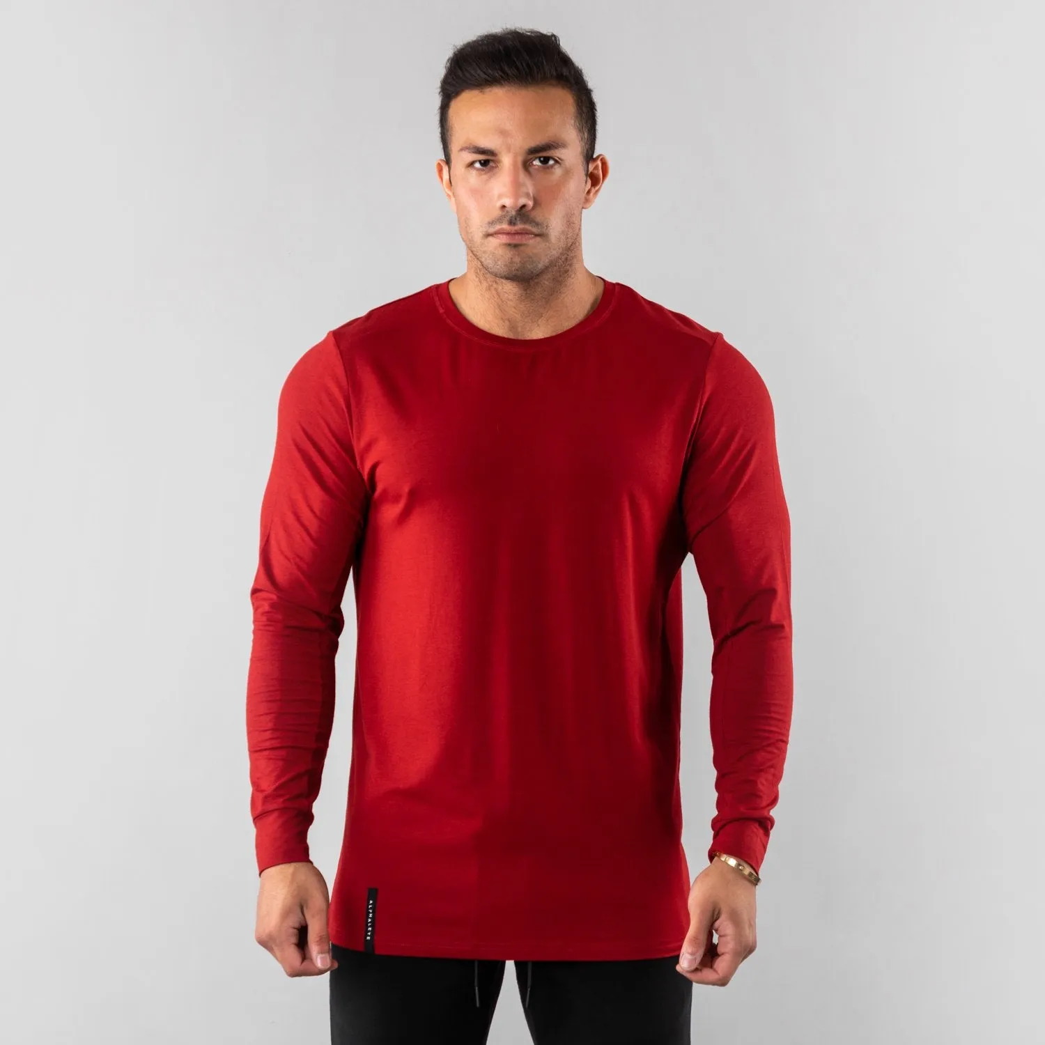 Premium Long Sleeve - Deep Red