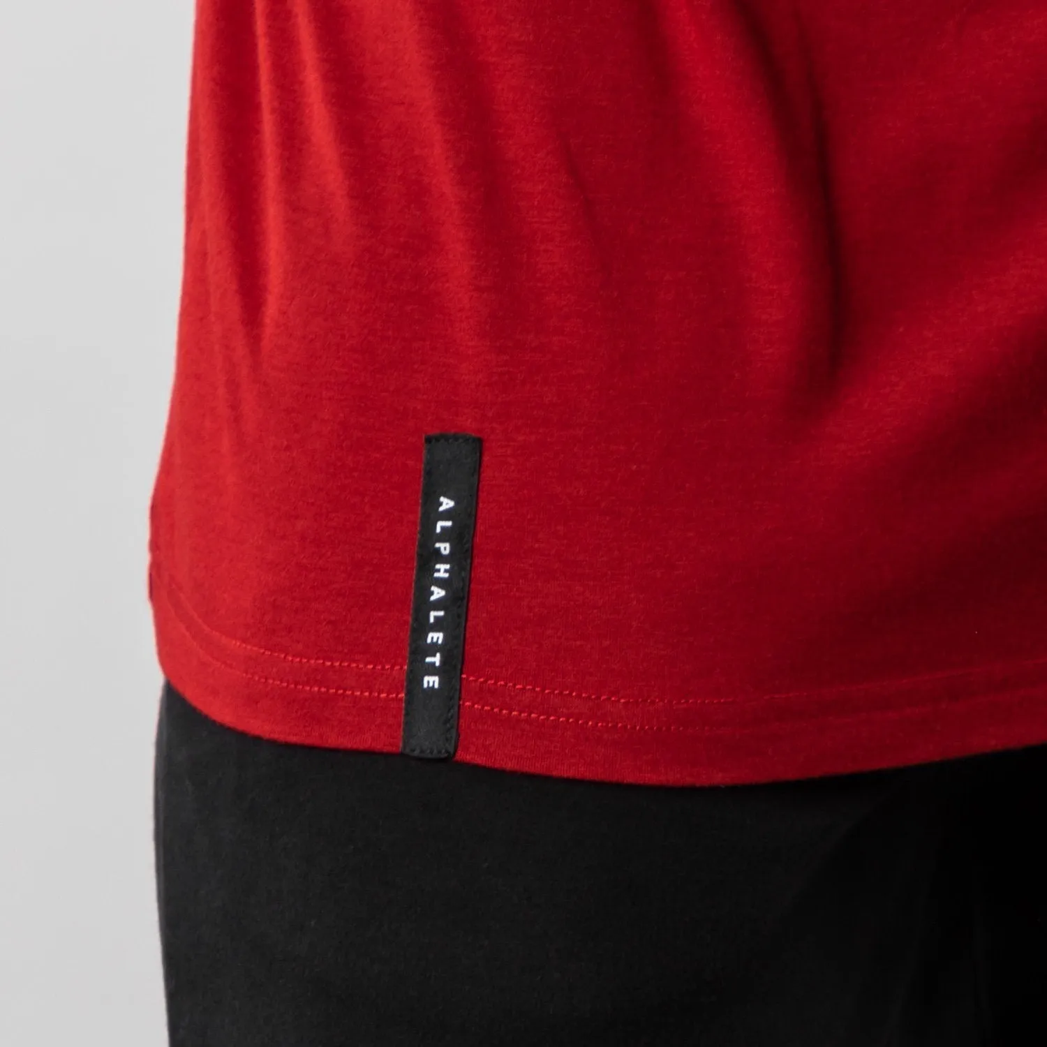 Premium Long Sleeve - Deep Red