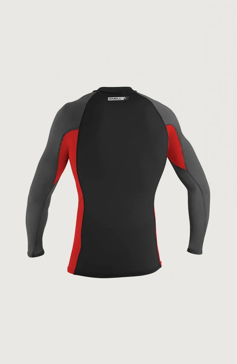 Premium Skins Long Sleeve Rash Guard | Black