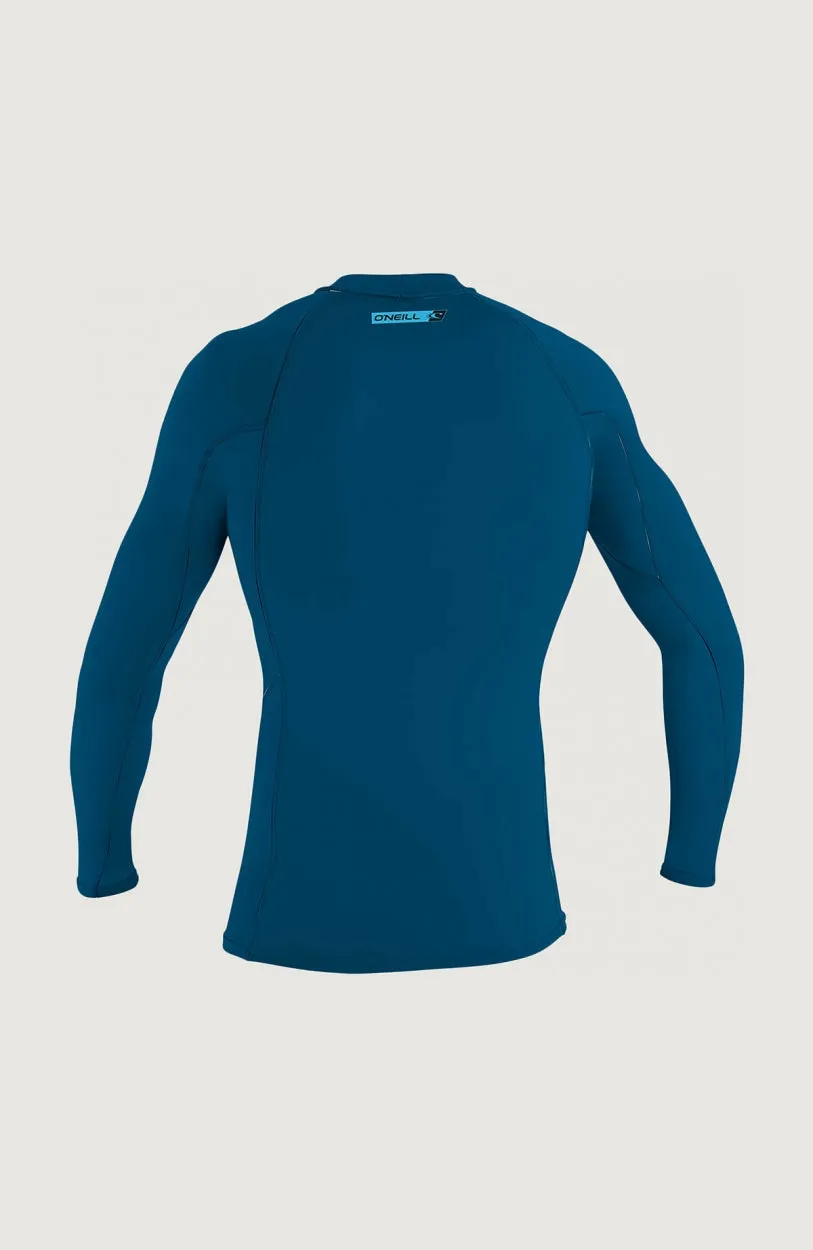 Premium Skins Long Sleeve Rash Guard | Blue