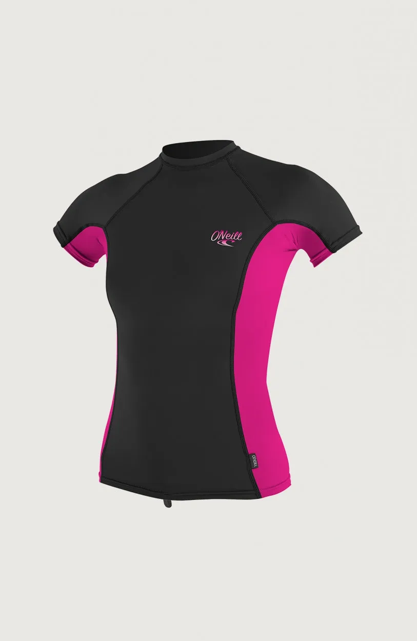 Premium Skins Short Sleeve Rash Guard | Black