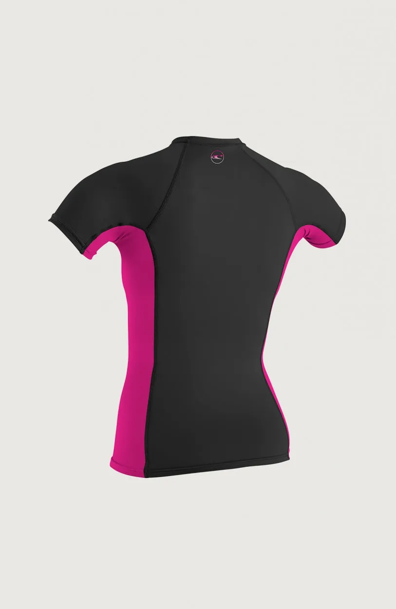 Premium Skins Short Sleeve Rash Guard | Black