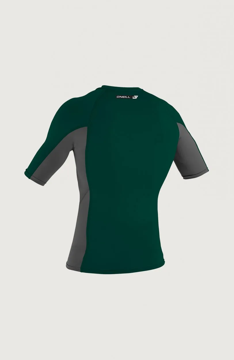 Premium Skins Short Sleeve Rash Guard | Green