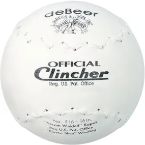 Rawlings DeBeer Official Clincher 16 Leather Slowpitch Softball: F16