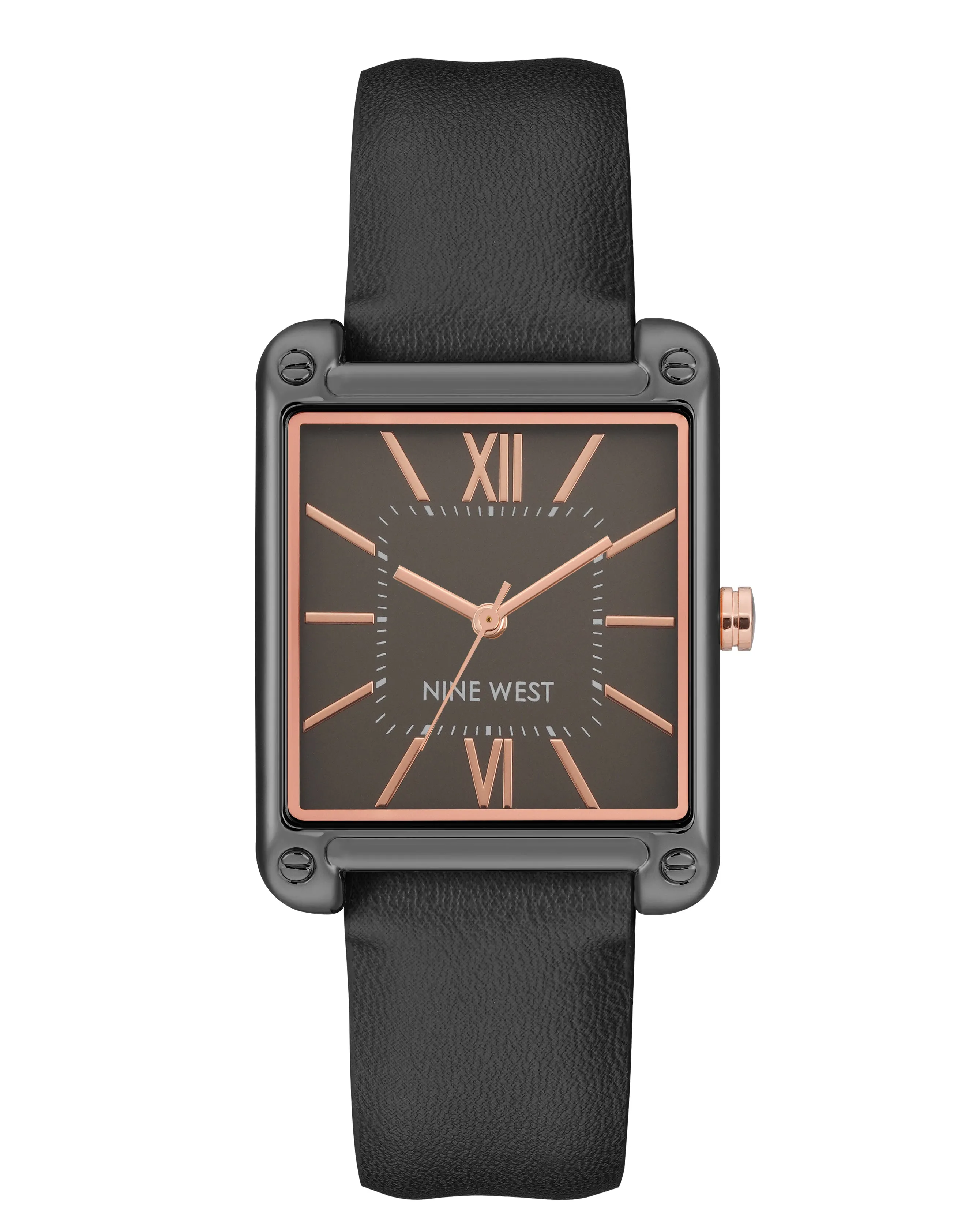 Rectangular Case Strap Watch