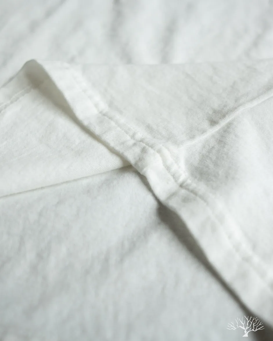 Ribbed Pocket Tee - White