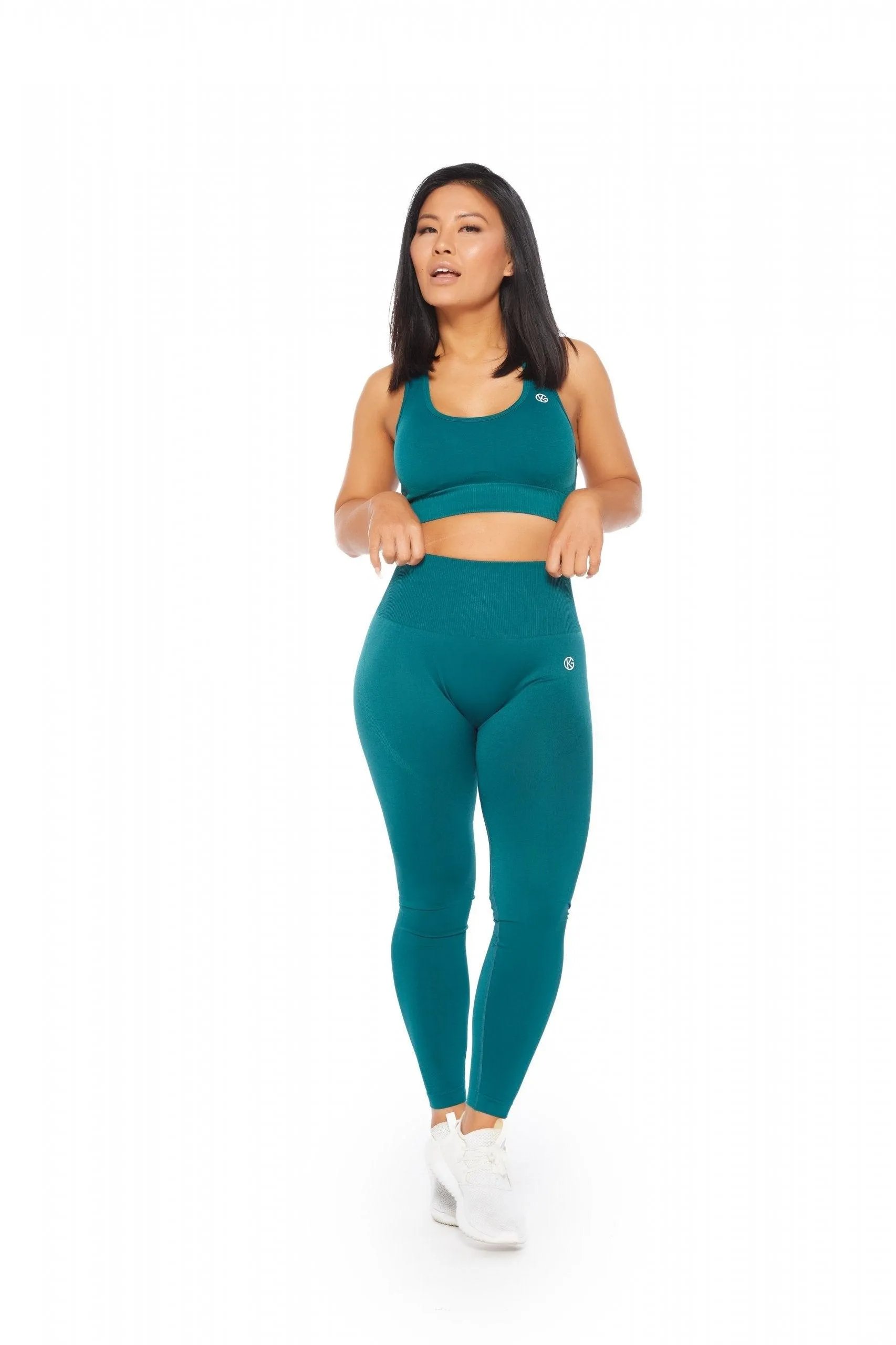 Seamless Sports Bra - Dark Green