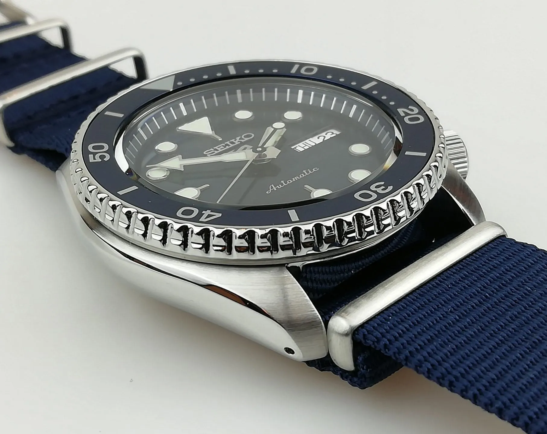 Seiko 5 Sports Blue Dial Men 42.5mm