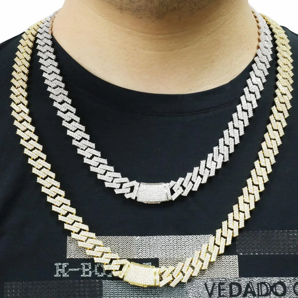 Sharp 14MM Cuban Iced Out Chain