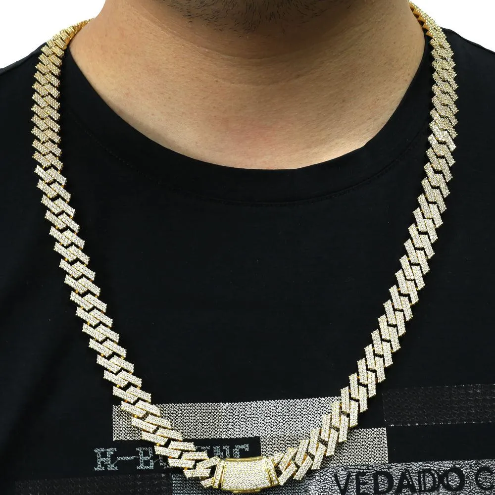 Sharp 14MM Cuban Iced Out Chain