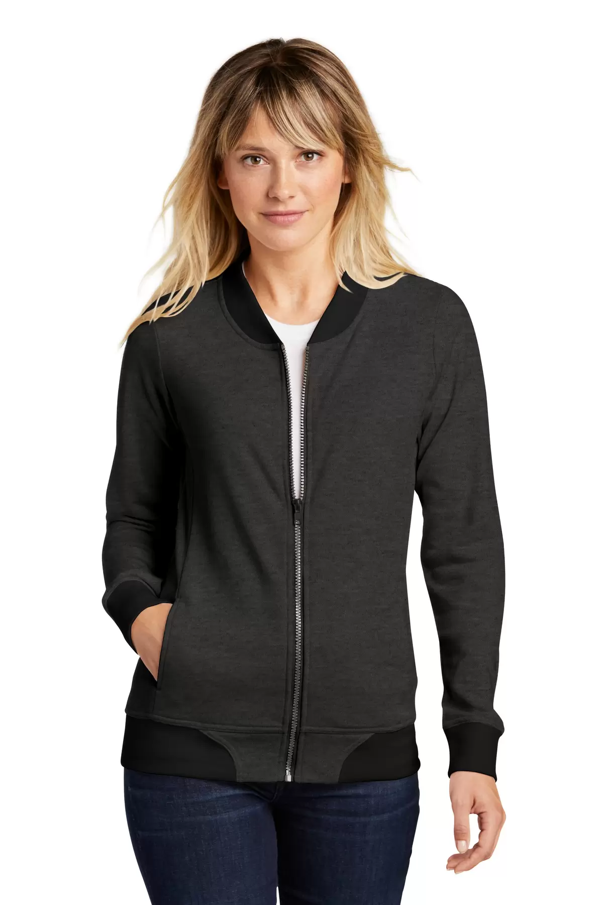 Sport Tek LST274 Sport-Tek    Ladies Lightweight French Terry Bomber SKU: LST274