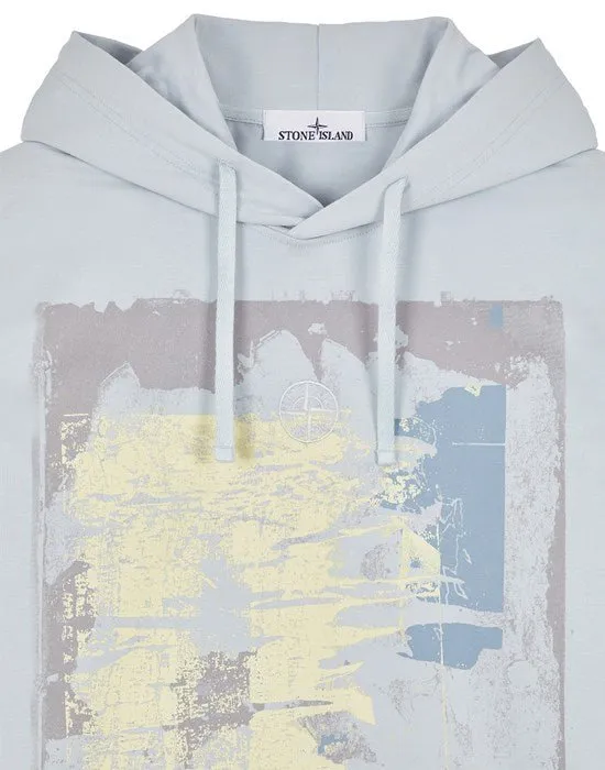 Stone Island - Sweat à capuche POSTER TWO' PRINT