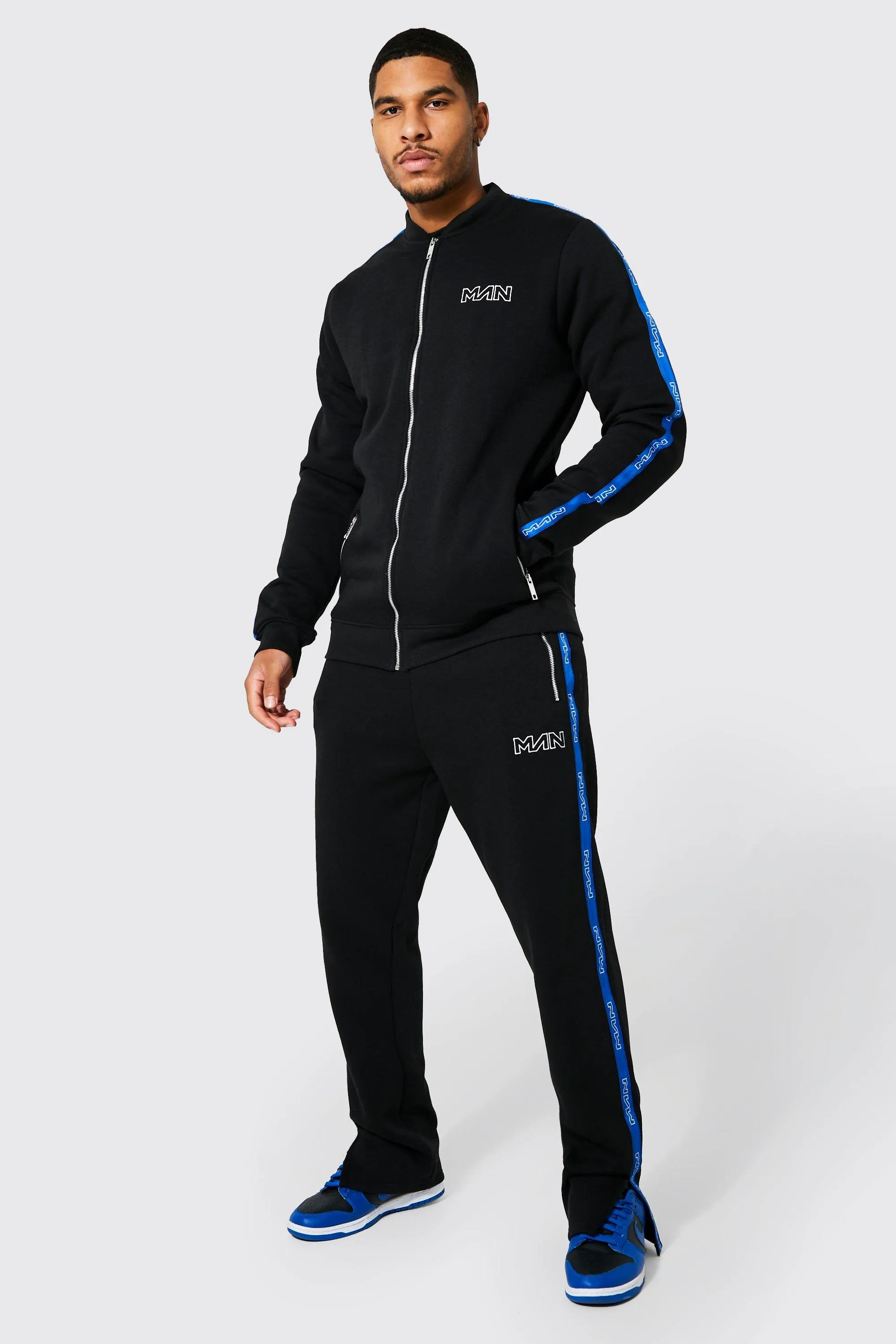 Tall Man Side Tape Bomber Tracksuit