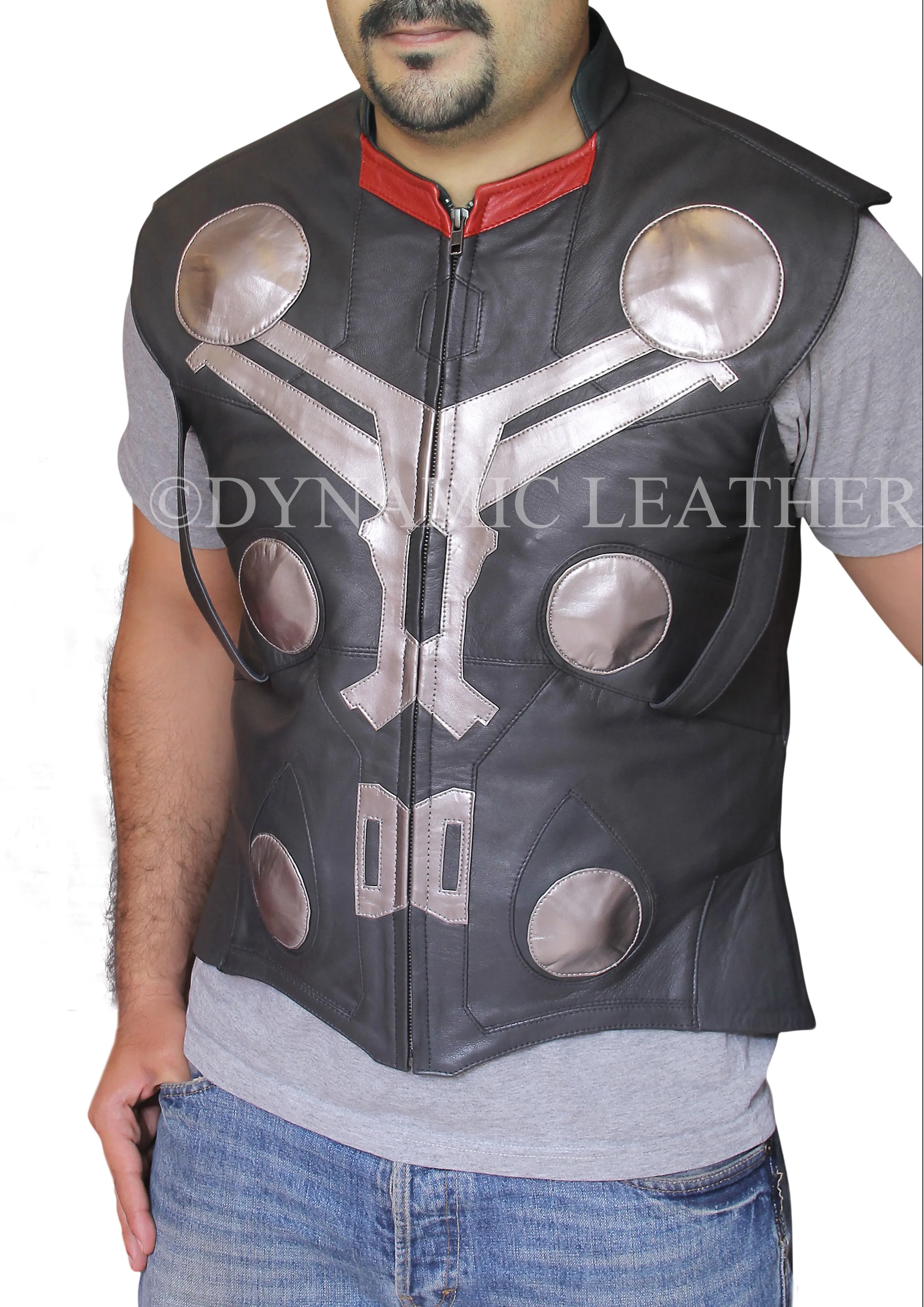 Thor, The Lord of Thunder Real Leather Costume Vest