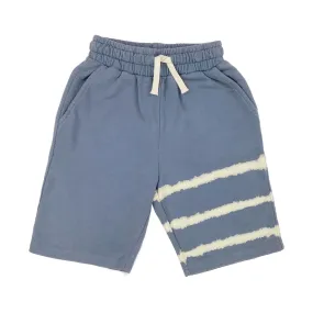 TINY WHALES SHORE BREAK SWEAT SHORTS | OCEAN/BLEACH OUT TIE DYE