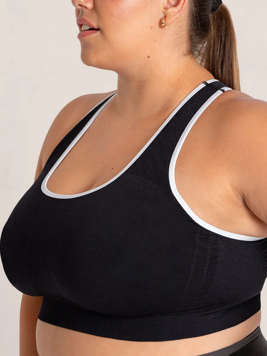 Truekind Seamless Racerback Sports Bra