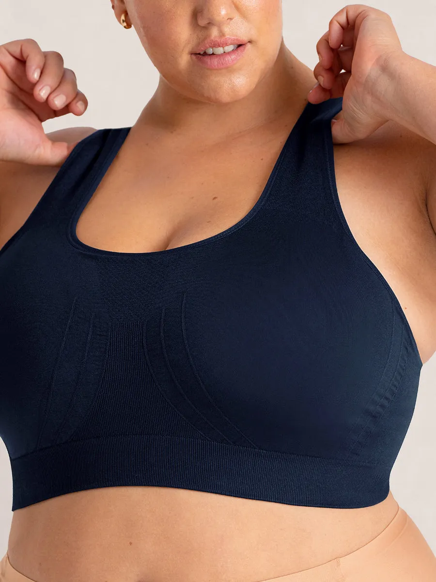 Truekind Seamless Racerback Sports Bra