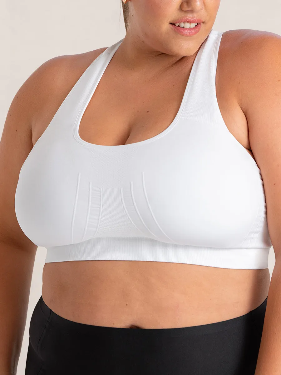 Truekind Seamless Racerback Sports Bra