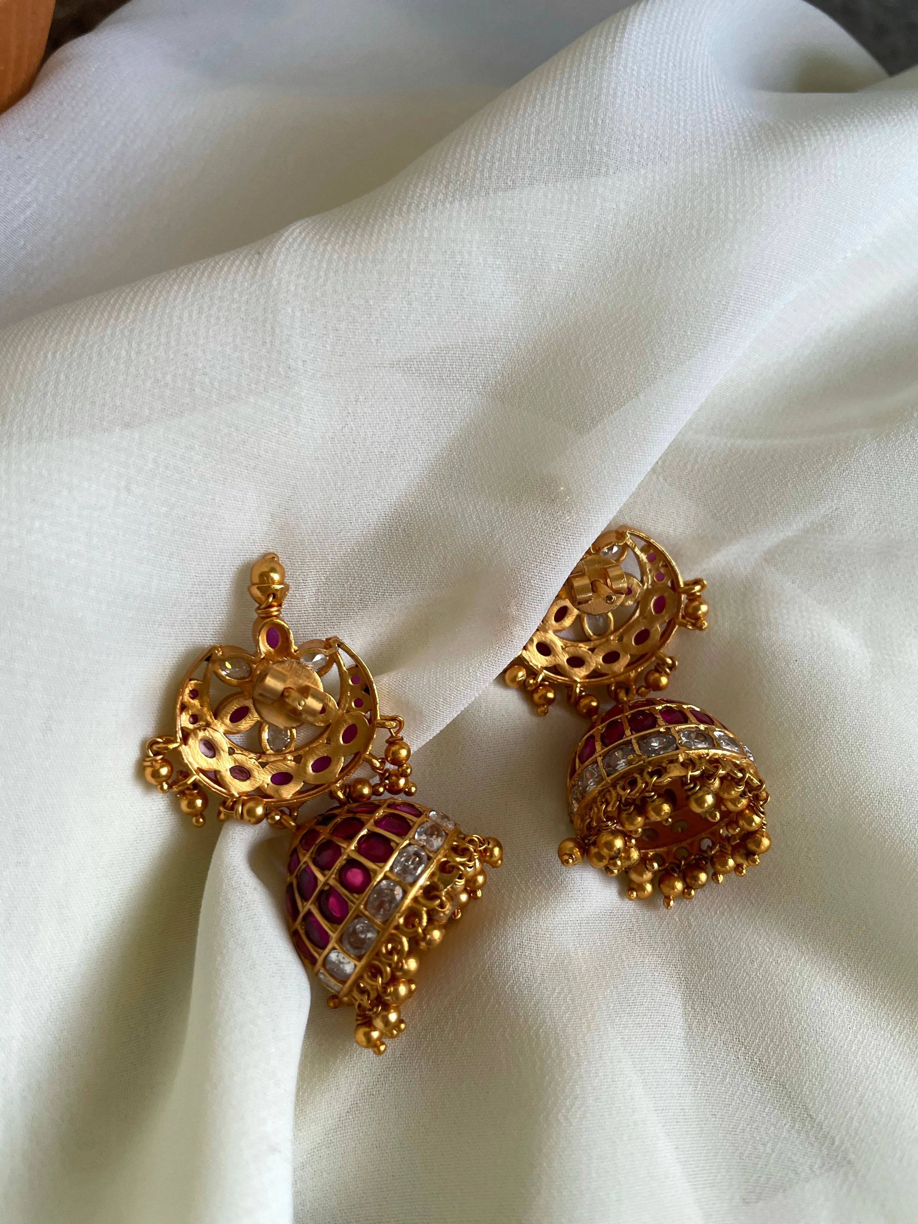 Vintage kemp premium jhumkas