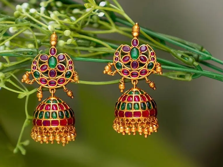 Vintage kemp premium jhumkas