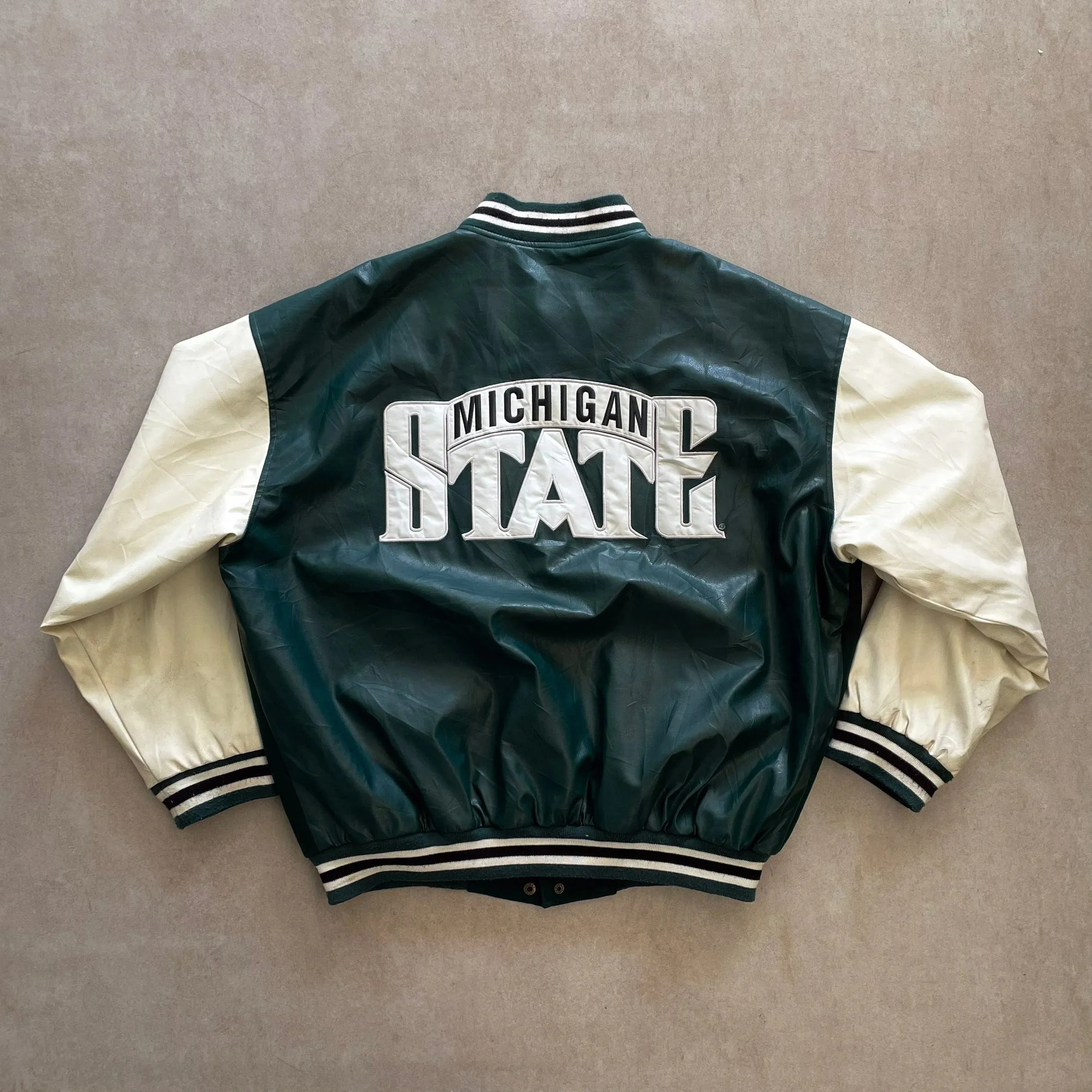 Vintage Michigan State Bomber Jacket - XL