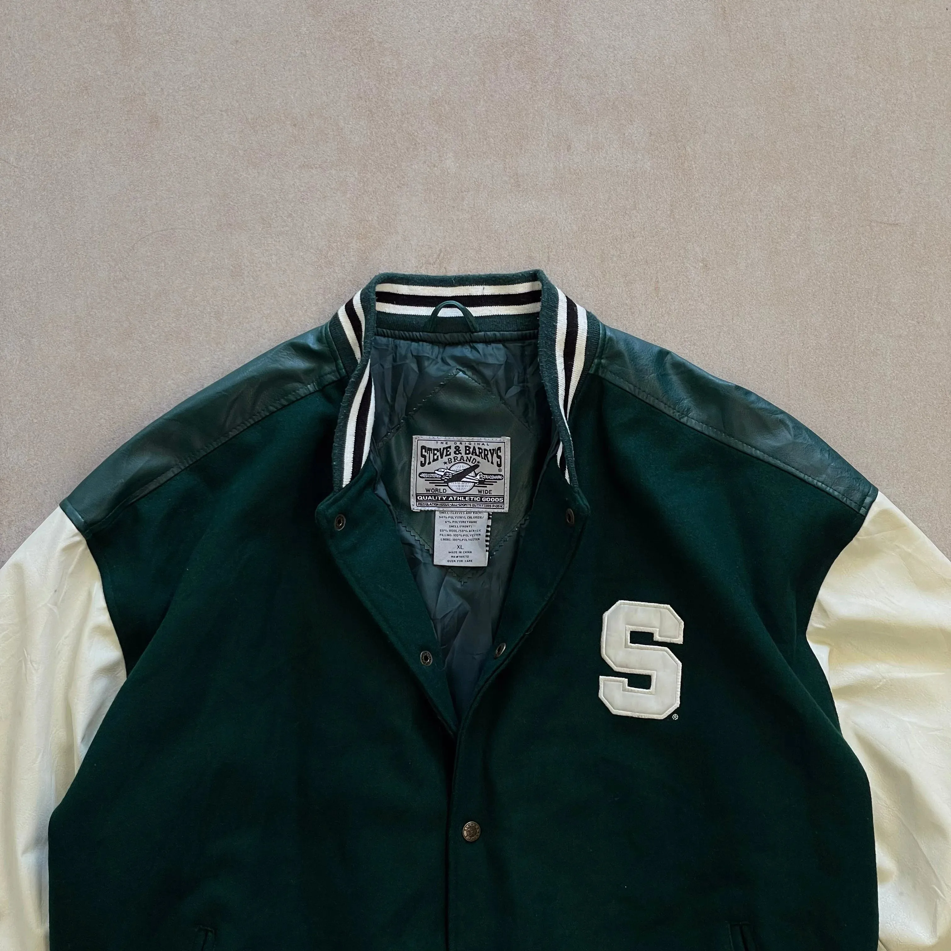 Vintage Michigan State Bomber Jacket - XL