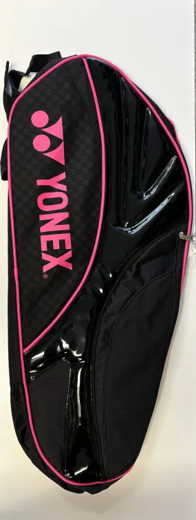 Yonex 6-pack Racket Bag, Black / Magenta